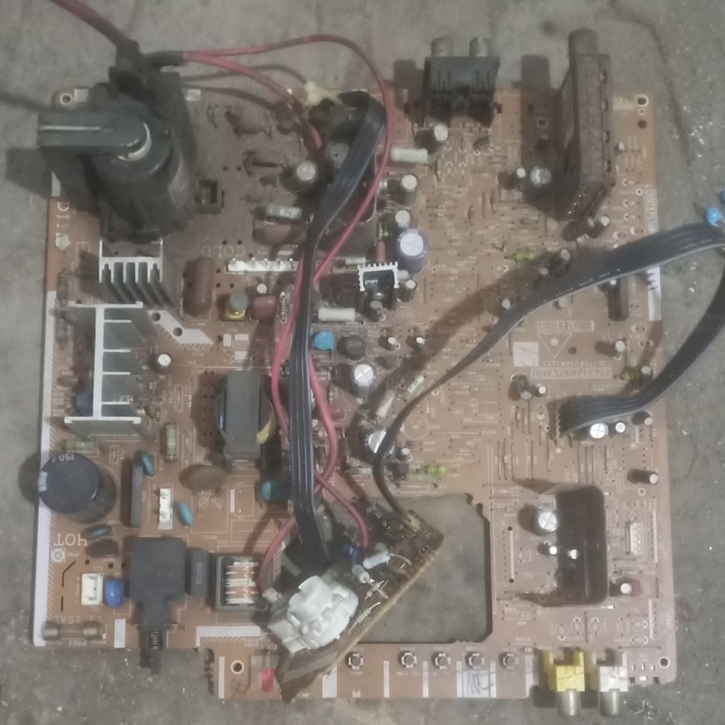 Mesin TV Sharp Flat bukan Slim / Cembung 21 Inch