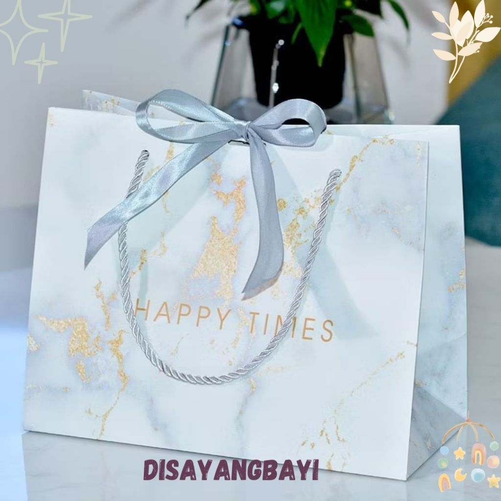 

P107 PAPER BAG KADO GIFT BAG TAS HAMPERS UKURAN BESAR 36x12x25 CM Disayangbayi