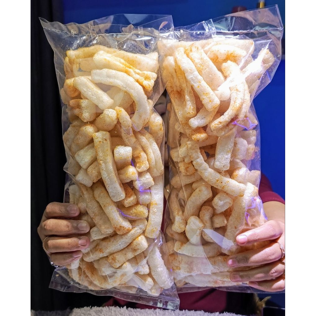 

Kerupuk Jengkol Stick Pedas Kemasan 250 gram