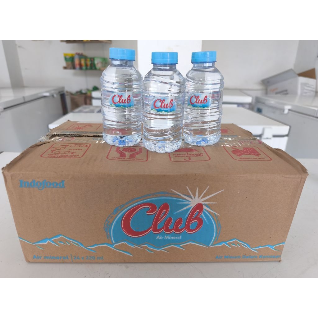 

Air Mineral Club 24 pcs x 220 ml kemasan botol