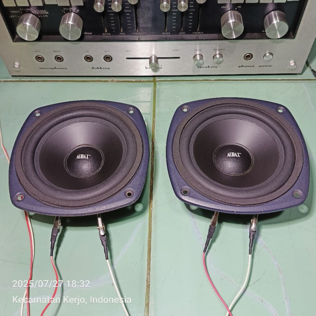 speaker woofer AUDAX 5 inch normal original bekas