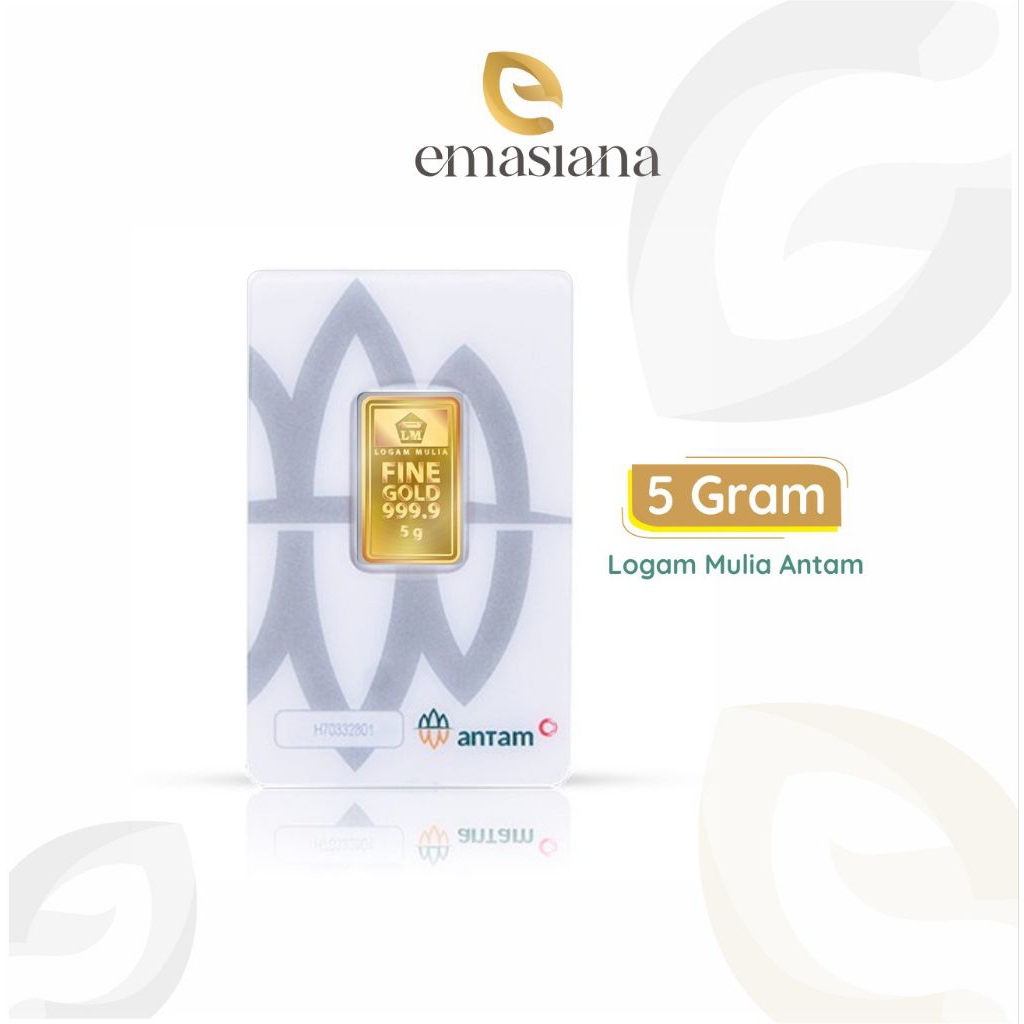 Logam Mulia Antam 5 gr - Press terbaru LM Certieye