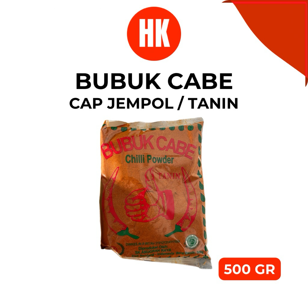 

BUBUK CABE / CHILLI POWDER - BUBUK KUNYIT (TURMENIC) CAP JEMPOL / TANIN (500 GR) [HK MEDAN]