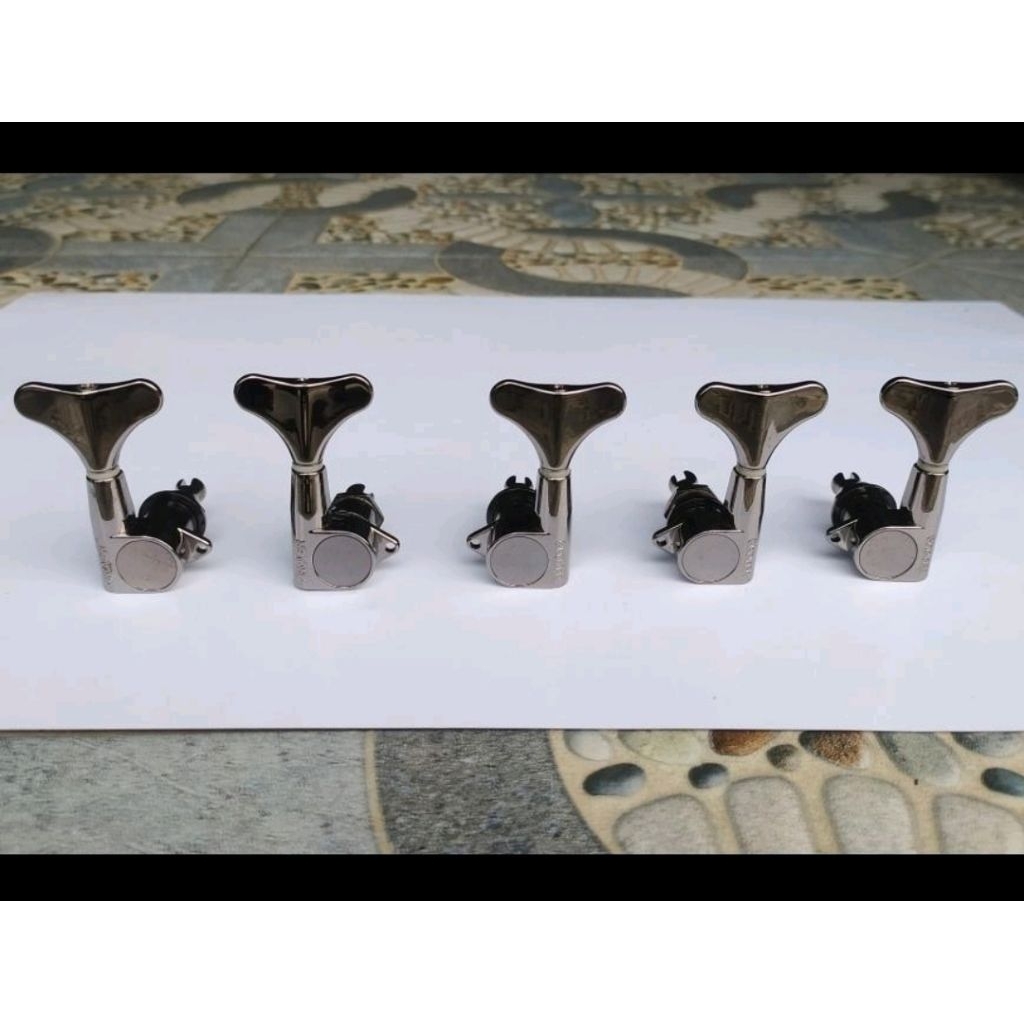 Dryer Tuner Bass Grover 2-3 Cosmo Black Nickel 5 String Part