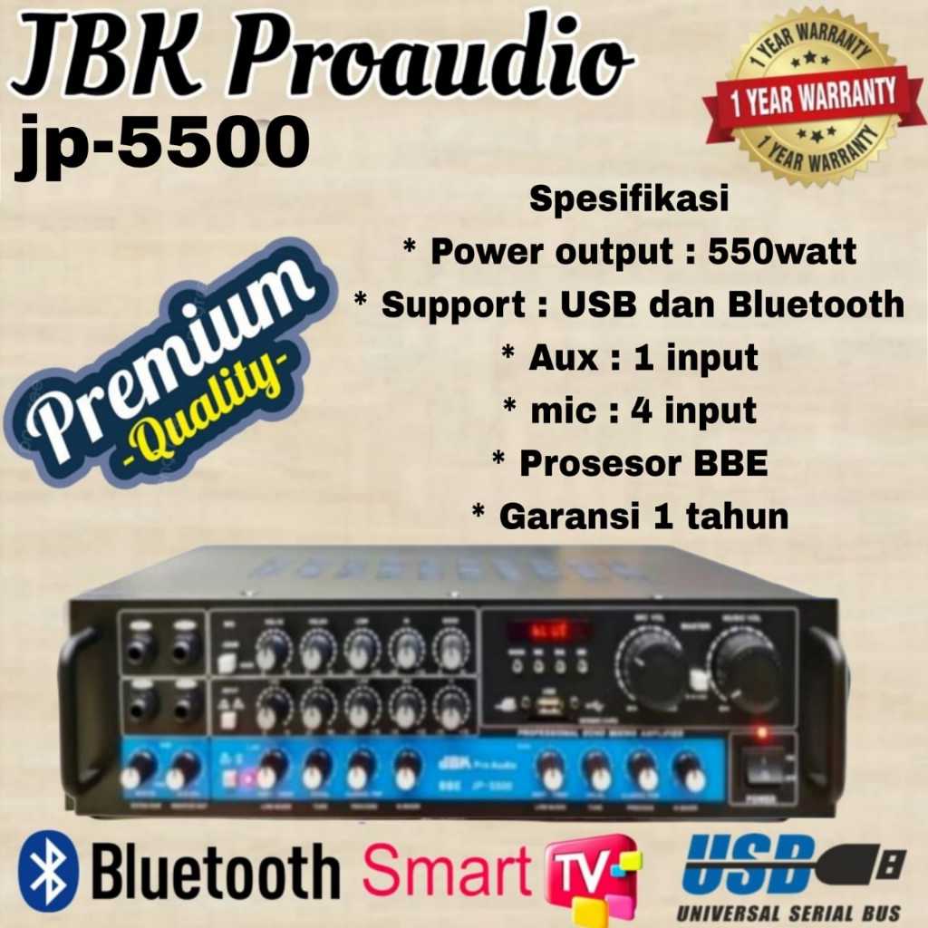 Amplifier  JBK Proaudio JP -5500