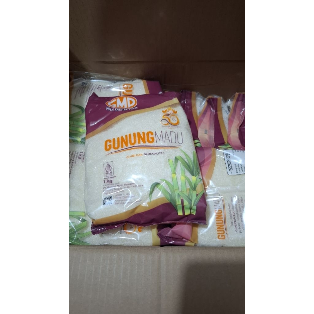 

GMP gula pasir kemasan 1kg 1 DUS