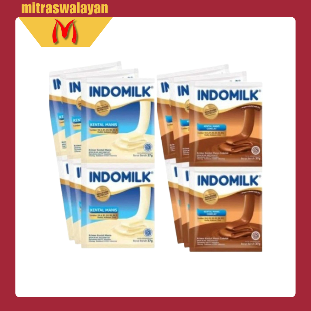 

INDOMILK Susu Kental Manis Kemasan Sachet 37 gr @6 sachet