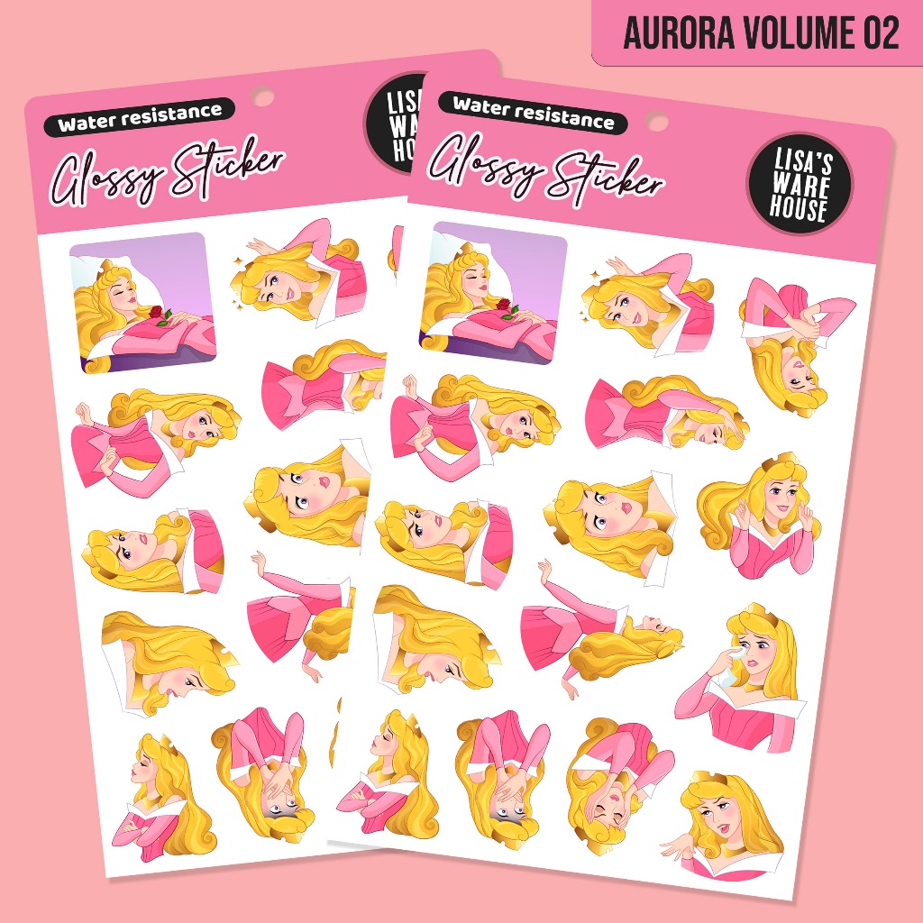 

Sticker Princess Aurora Volume 02