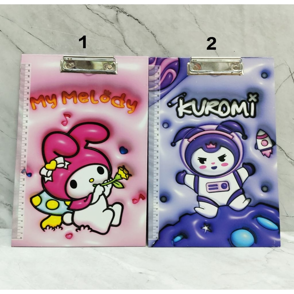 

PAPAN UJIAN KARAKTER FANCY / CLIPBOARD 3D / PAPAN UJIAN