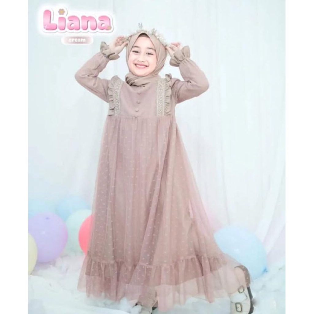 GAMIS ANAK PEREMPUAN USIA 6-8 TAHUN // DRESS MUSLIMAH ANAK PEREMPUAN // GAMIS HARI RAYA ANAK