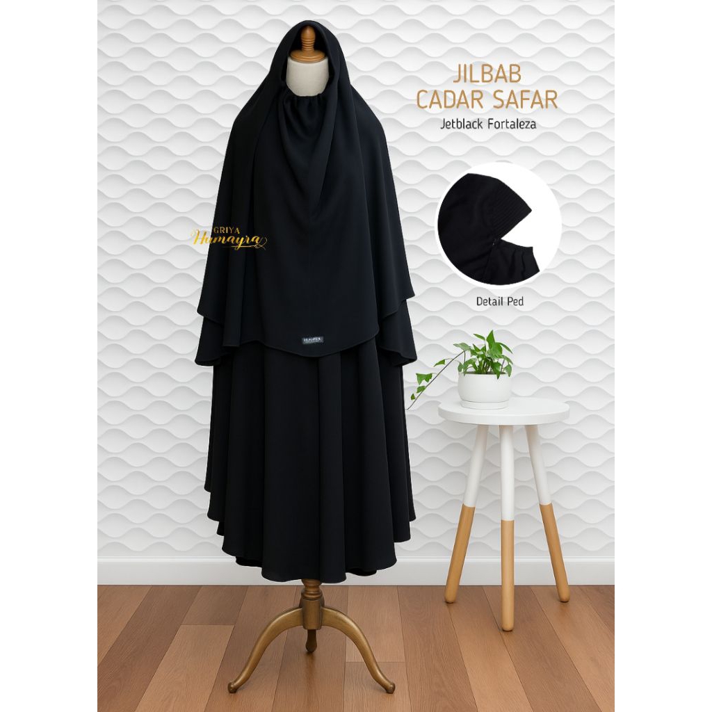 Jilbab Cadar Safar/Jilbab Safar/Kerudung Safar Griya Humayra