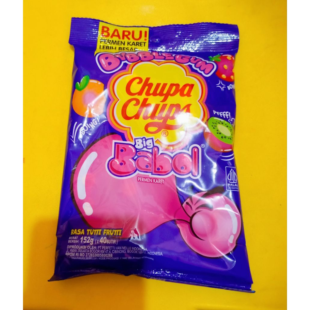 

BIG BABOL RASA TUTTI FRUTTI 152g 40 BUTIR