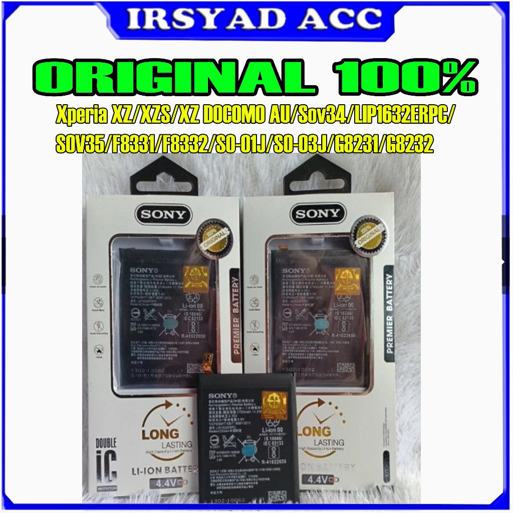 Baterai Sony Xperia XZ/XZS/XZ DOCOMO AU/Sov34/LIP1632ERPC/SOV35/F8331/F8332/SO-01J/SO-03J