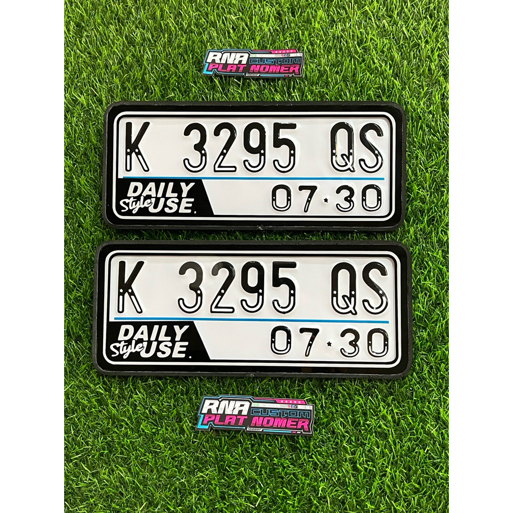 Plat Mika Akrilik Motor