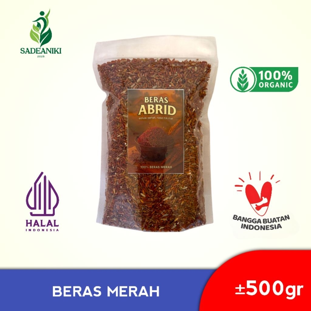 

Beras Merah Organik 500 gr | Makanan Sehat Kaya Float | Cocok Untuk Diet & Diabetes