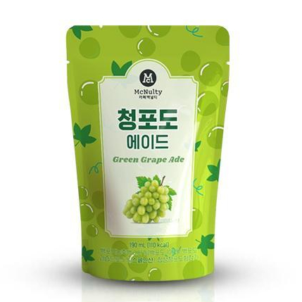 

MCNULTY GREEN GRAPE ADE POCUH 190 ML 8804645005817