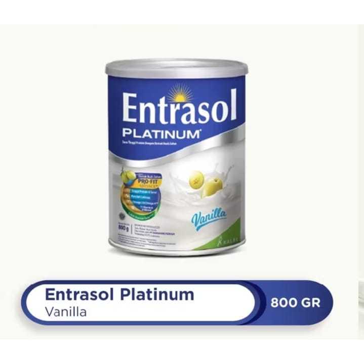 

Entrasol Platinum Vanilla/ Cokelat 800 gr Premium Pro Fit Advante