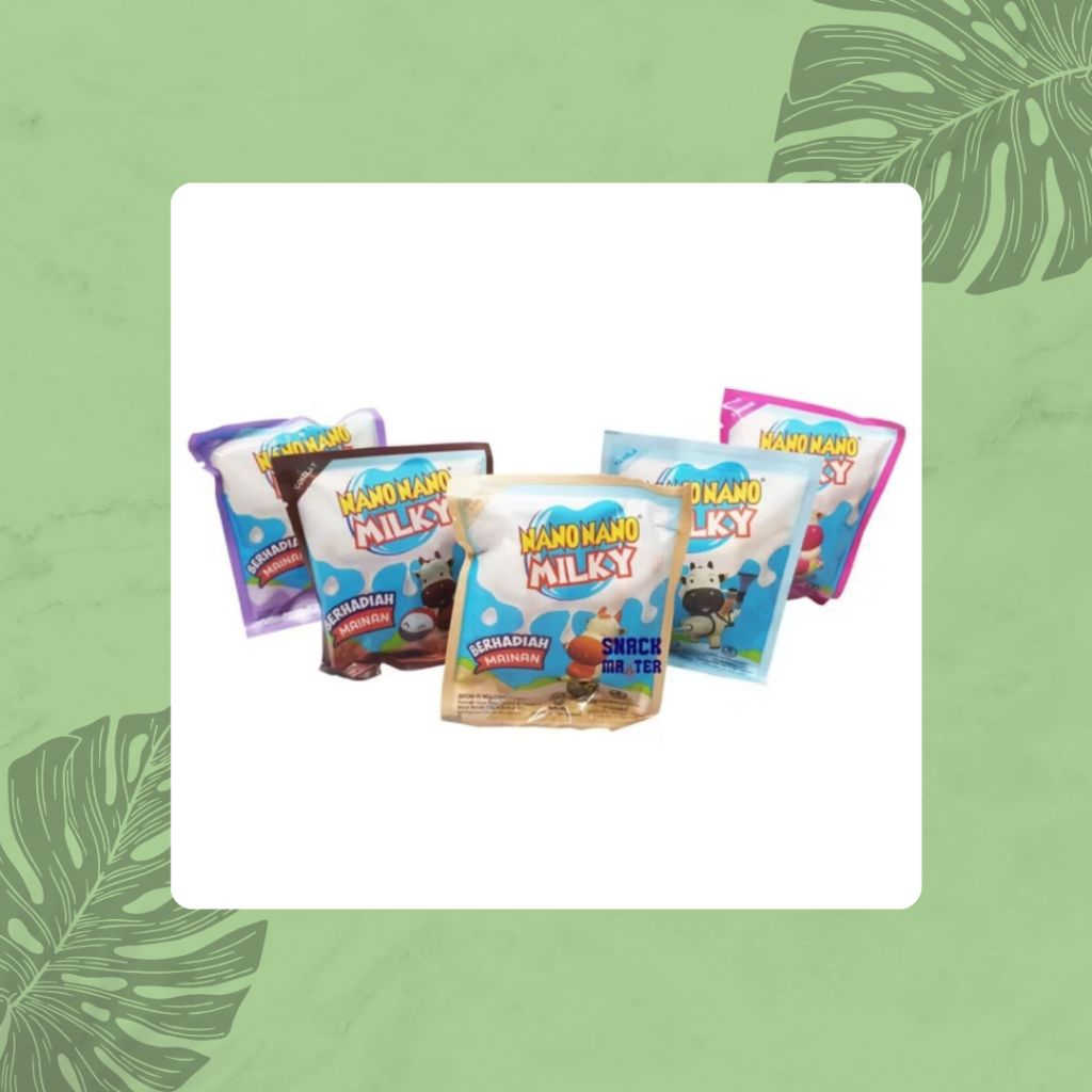 

Nano Milky Rasa Stoberi/Cookies cream/Coklat