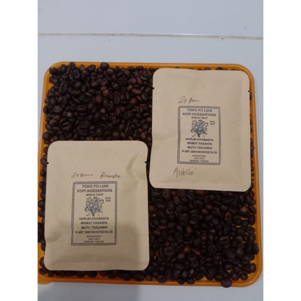 

KOPI SHASET NUSANTARA cap BUNGA TULIP dari toko Fo Lian