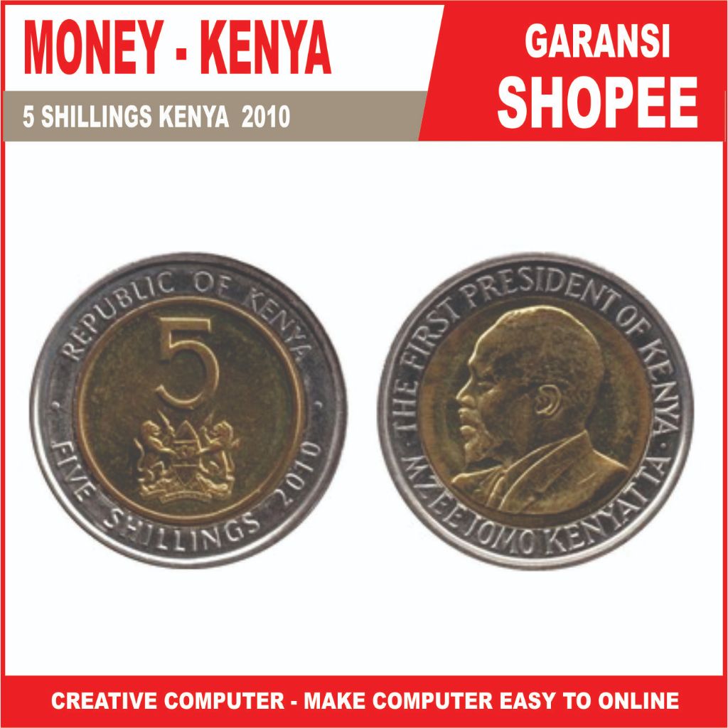 5 SHILLINGS KENYA  2010