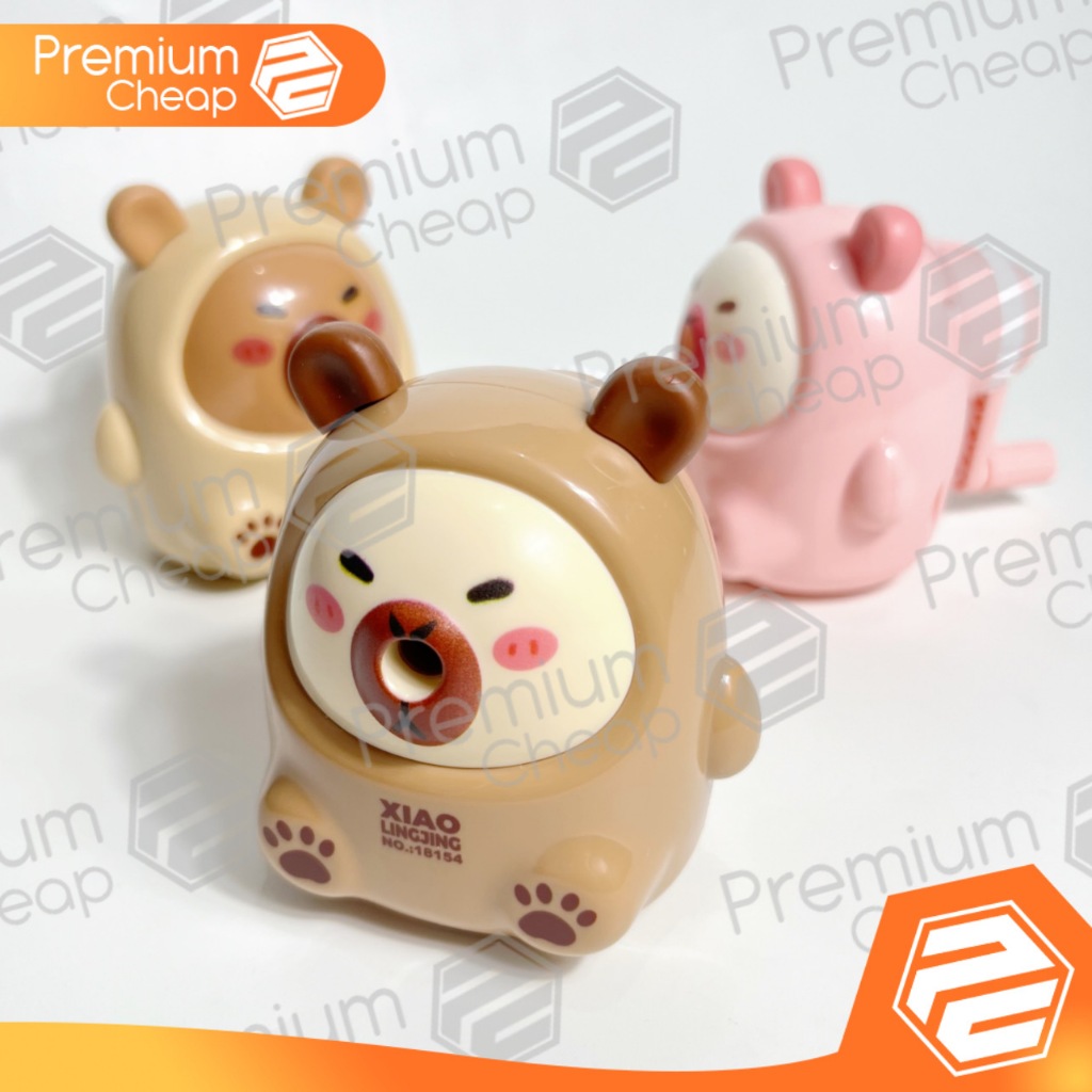 

[1 PCS] Serutan Putar Capybara New Rautan Pensil Kapibara