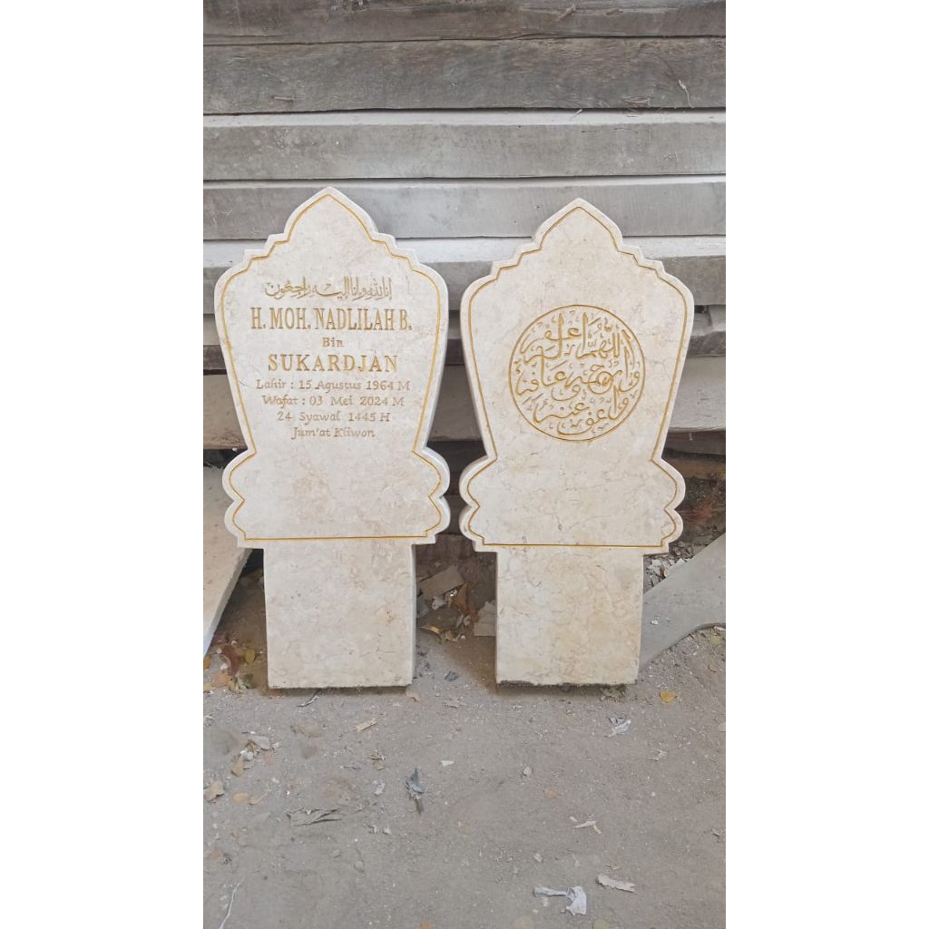 Nisan Tancap Marmer Murah Patok Kuburan Murah Kijing Makam Marmer Murah Nisan Batu Marmer Nisan Terl