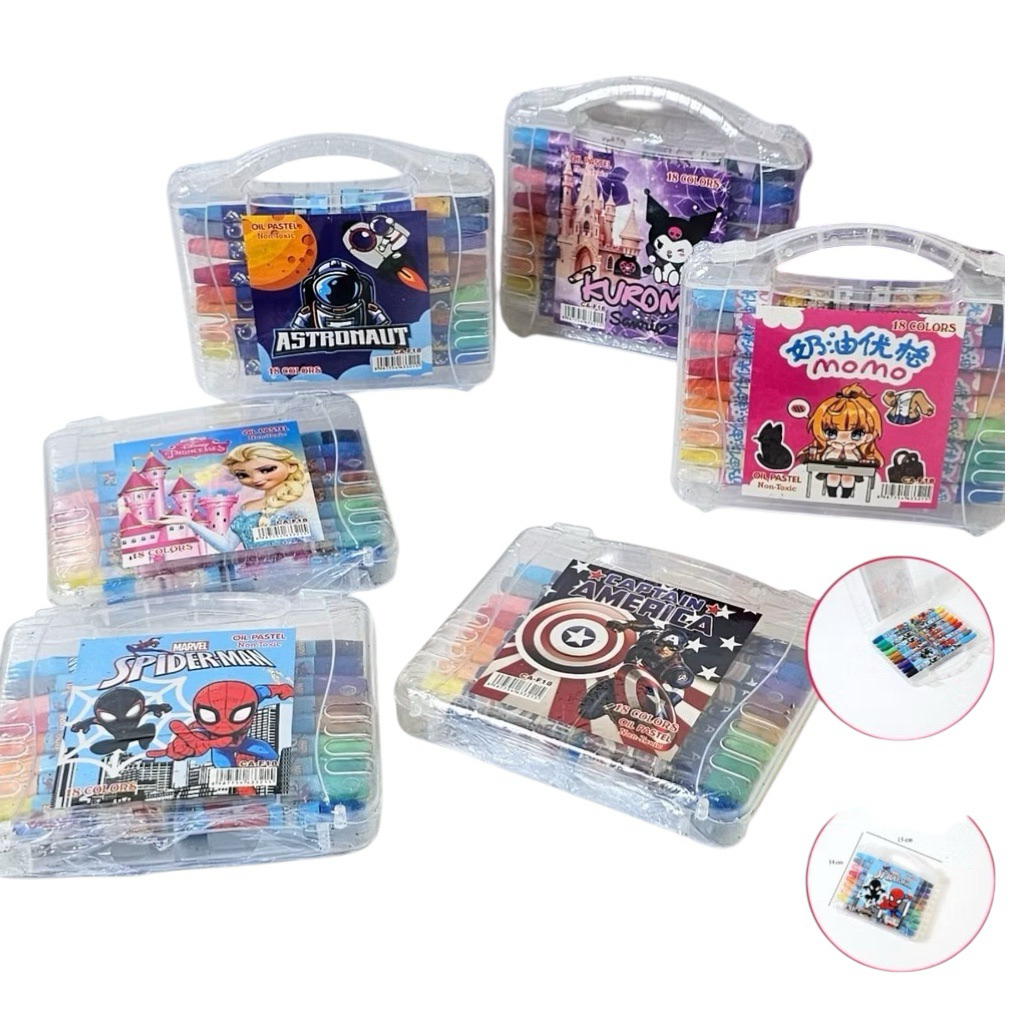 

Krayon 18 Warna BOS Crayon Oil Pastel