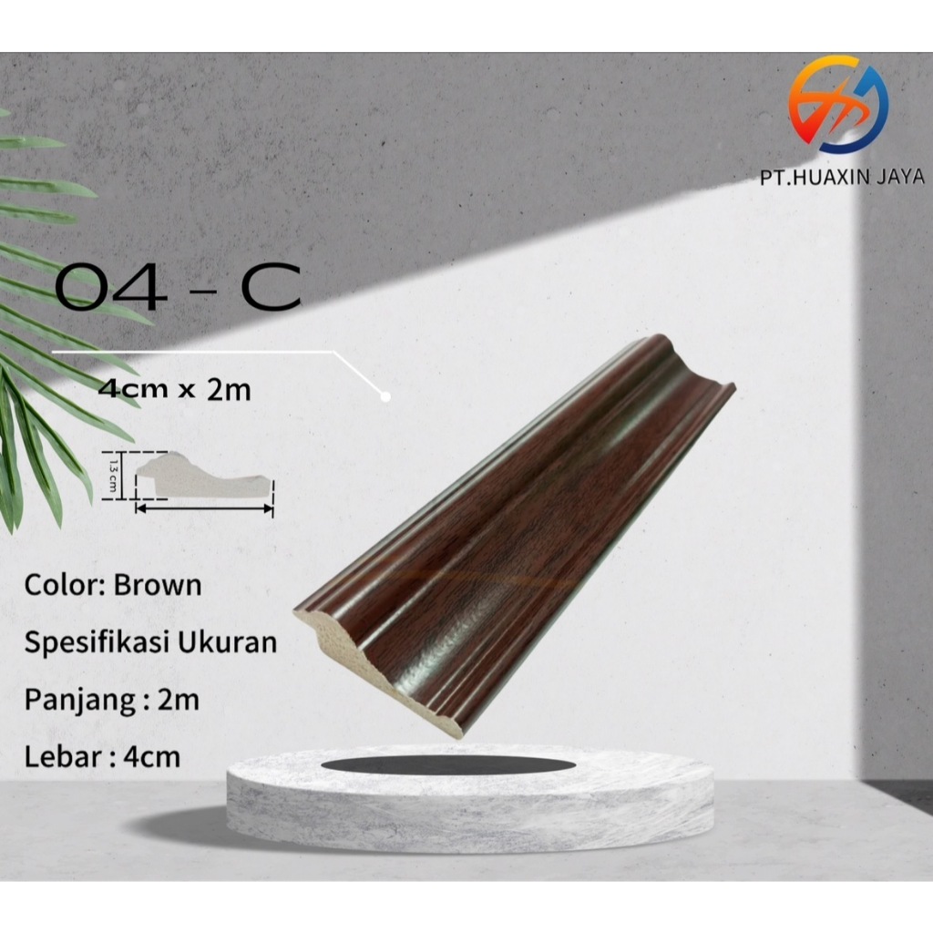 New Lis Pvc / Lis Plafon Motif Modern / Lebar 4CM x Panjang 2M