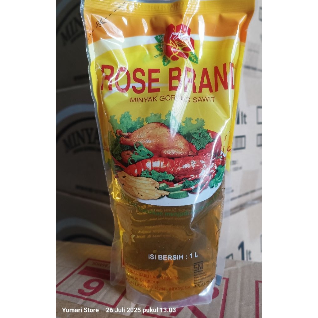 

Minyak Goreng Sawit Rosebrand 1L