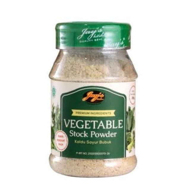 

JAYS VEGETABLE STOCK POWDER BTL 200 GR 8997014383613