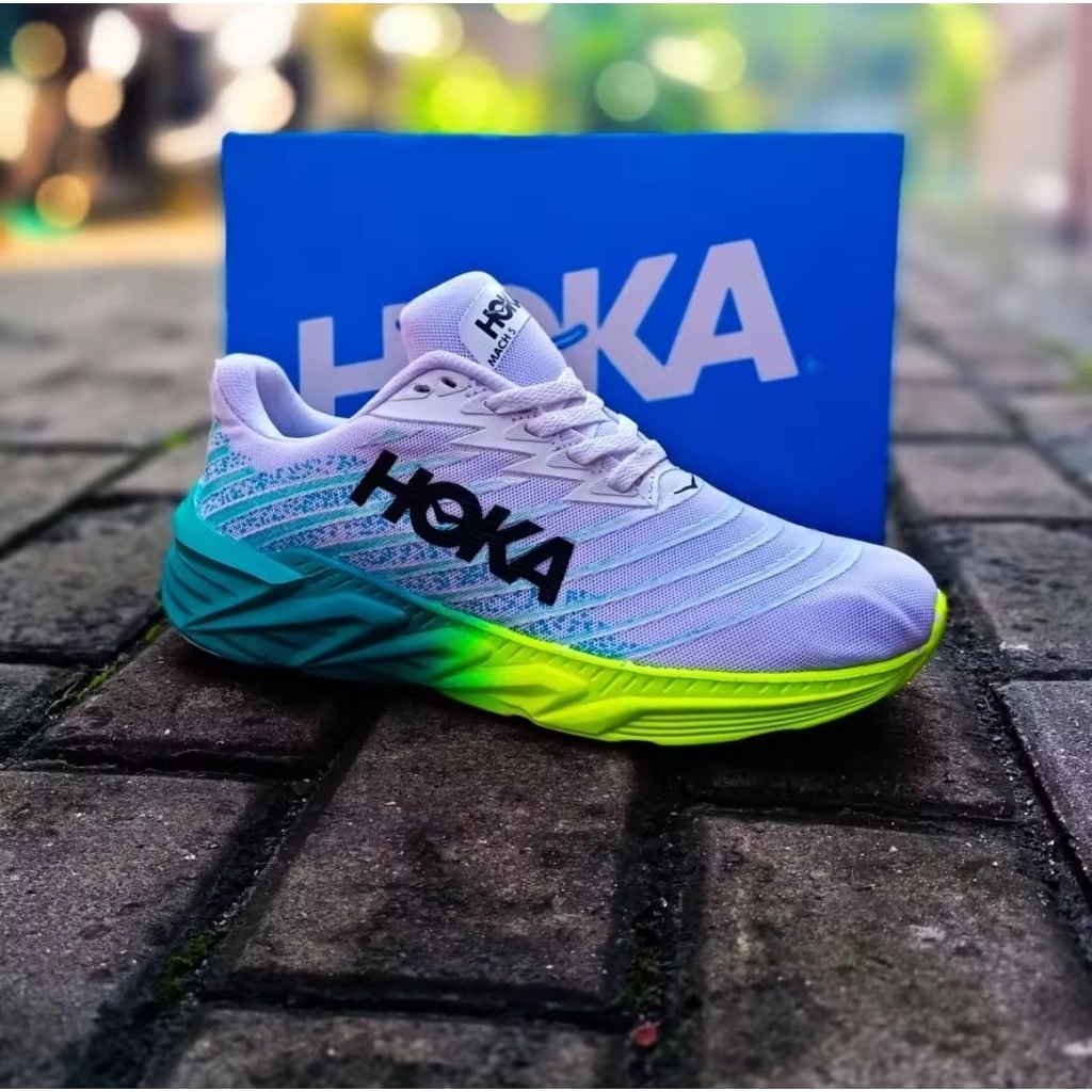 sepatu olahraga pria Hoka Mach 5 / sepatu running Hoka men terbaru