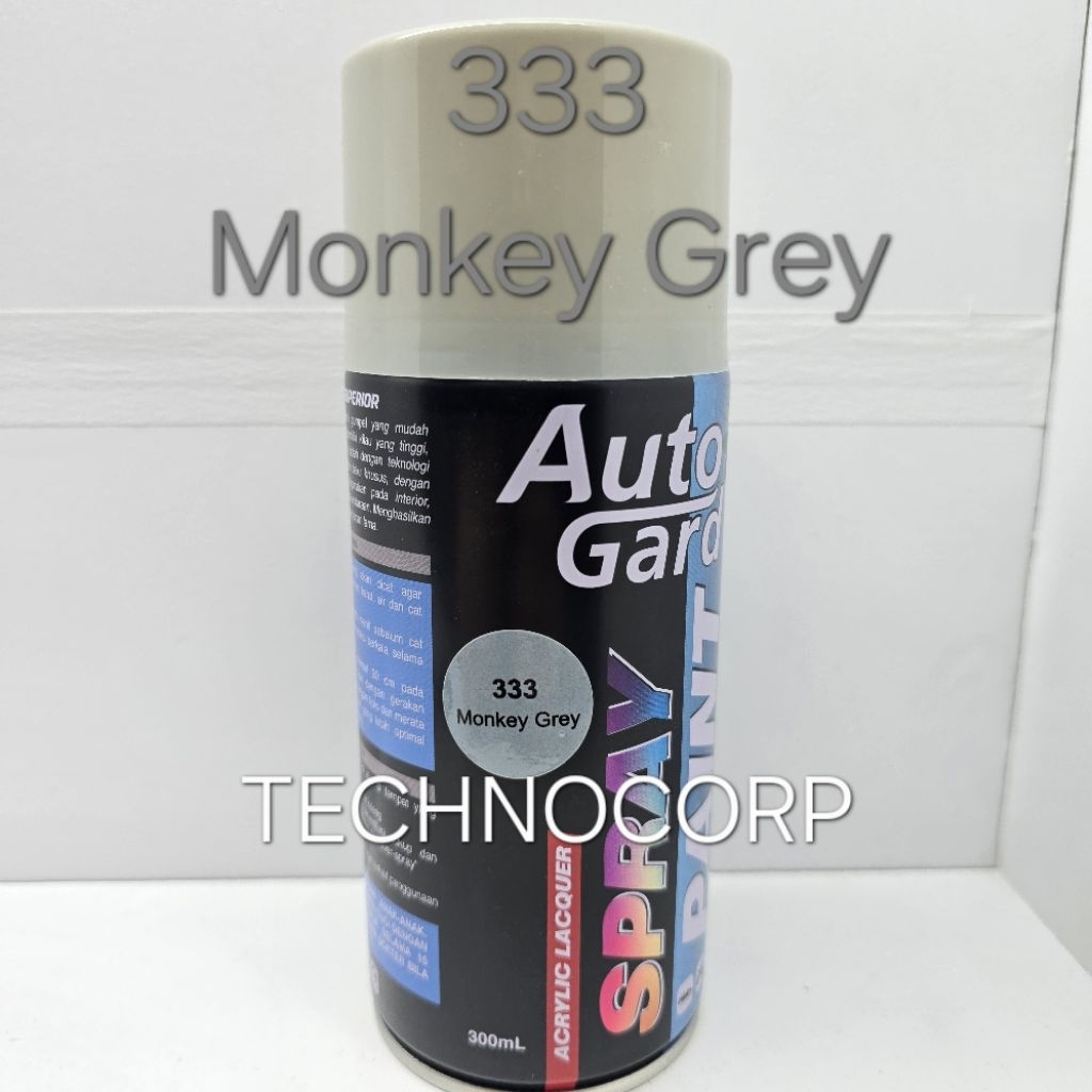 CAT AUTOGARD 333 MONKEY GREY / ABU MUDA POLOS 300ML AUTO GARD CAT SEMPROT