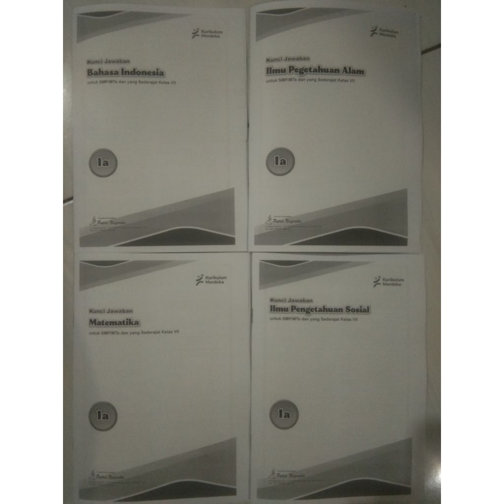 Kunci Lks Zamrud SMP kls 7 semester 1 (2025/2026)