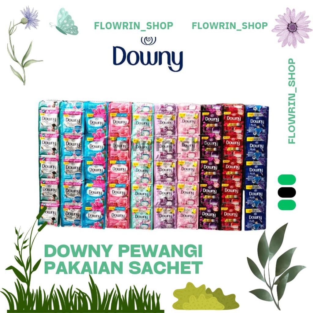 Downy Pewangi Pakai Sachet / Downy Pewangi Dan Pelembut Pakaian / Downy Pewangi Rentengan Laundry