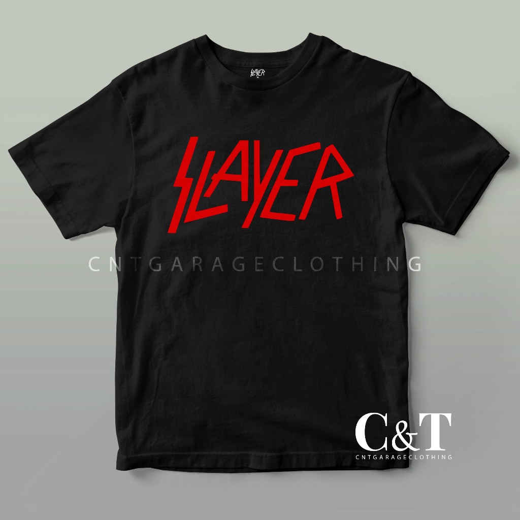 Kaos Pria Slayer Tour Tshirt Series | Kaos Distro Vintage T-Shirt | CNTGARAGECLOTHING