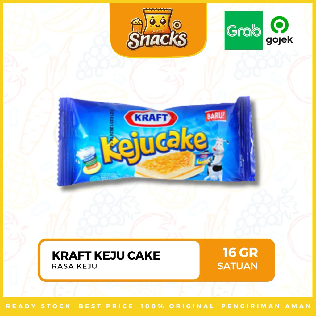 

Lav.Snacks︱Kraft Keju Cake 16GR - SATUAN