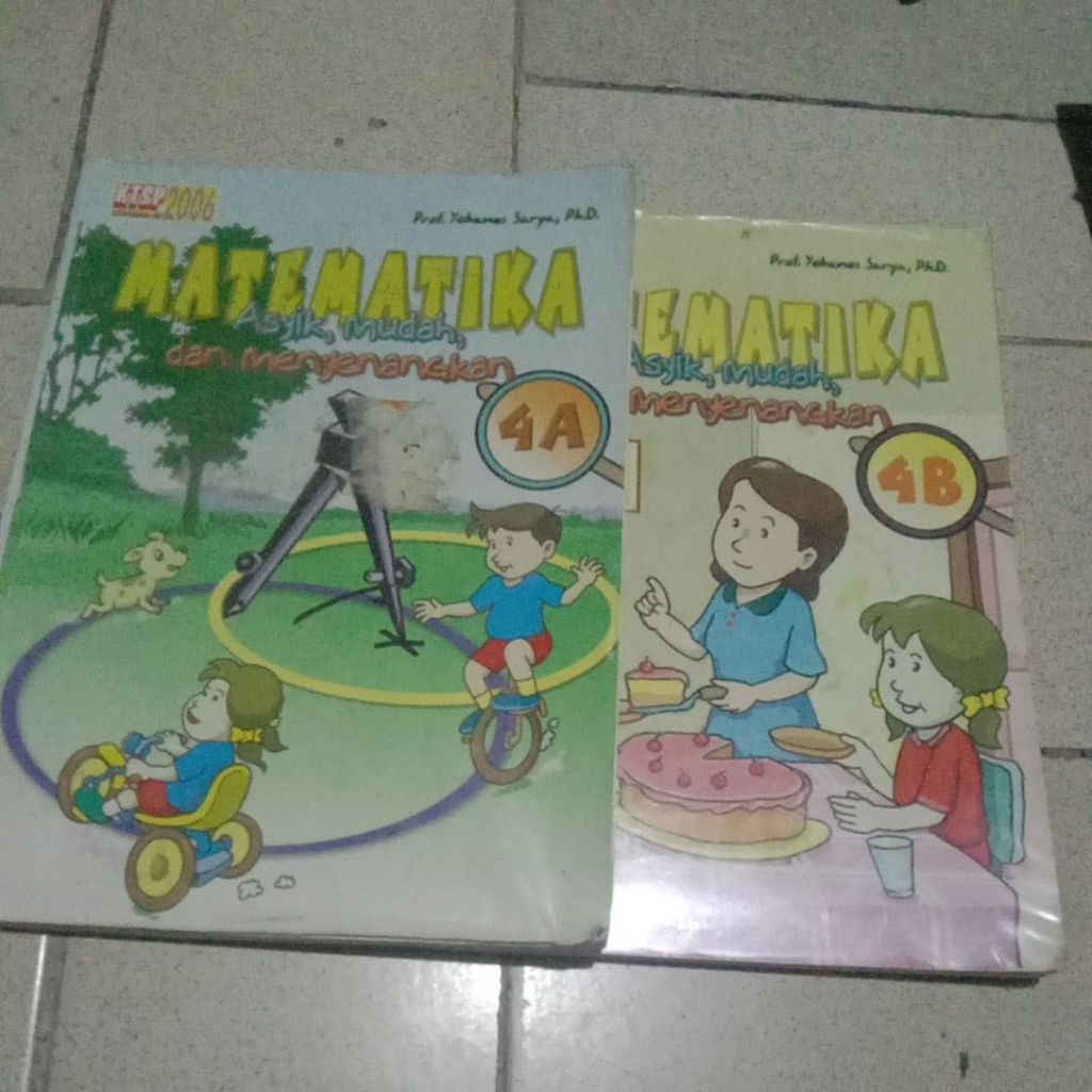 BUKU MATEMATIKA ASYIK MUDAH DAN MENYENANGKAN UNTUK SD KELAS 4 4A DAN 4B KARANGAN YOHANIS SURYA KURIK