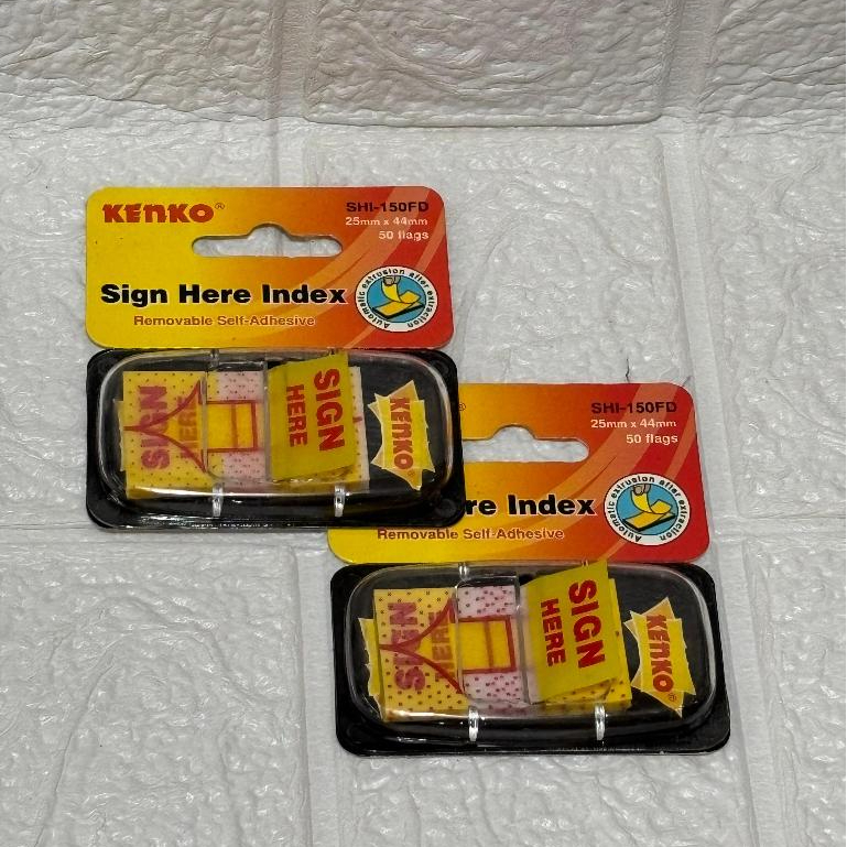 

Sign Here / Post It / Pembatas / Penanda Buku KENKO