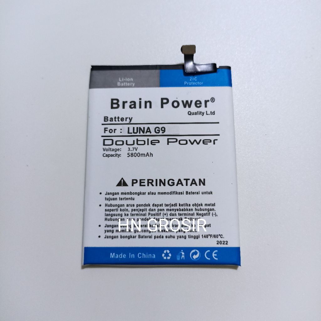 Baterai batre bt batrai Luna G9 Luna G 9 double power battery hp