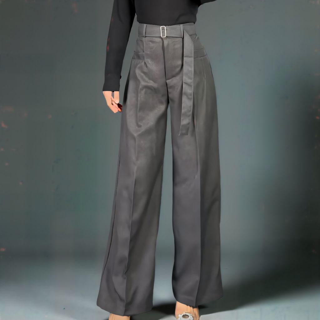 Obi pants by Aurora Fashion - Obi pants highwaist