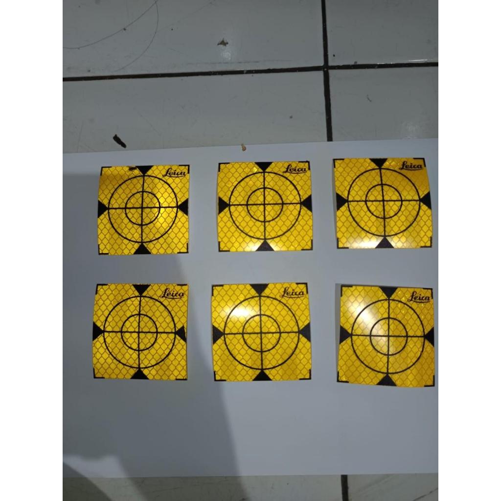

Reflector Sheet Kuning 4x4 cm Murah / Sticker Target kuning 40x40 mm