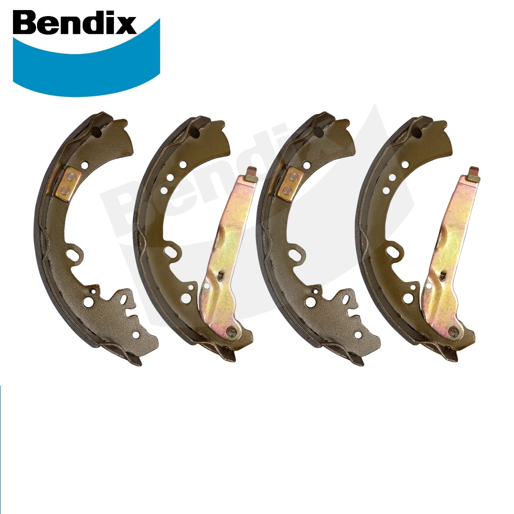 Bendix Kampas Rem Belakang Brake Shoe BS5010 DS4495 Isuzu D-Max DMax 4x2 tahun 2004-2018, Isuzu Trav