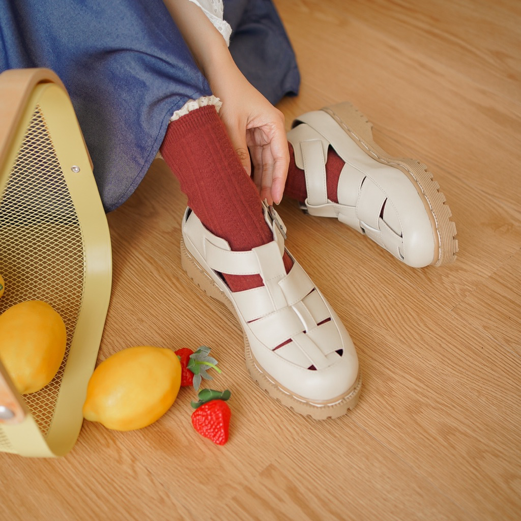 AMBER DOCMART - Sepatu wanita/ docmart wanita loafers wanita korean shoes