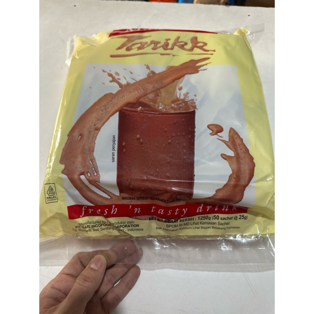 

maxtea teh tarik 1250gr isi 50sachet