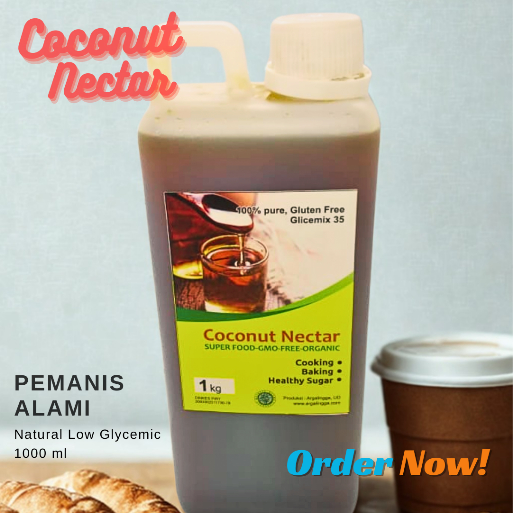 

PREMIUM COCONUT NECTAR GULA SEHAT DARI MADU BUNGA KELAPA (1000 GRAM)