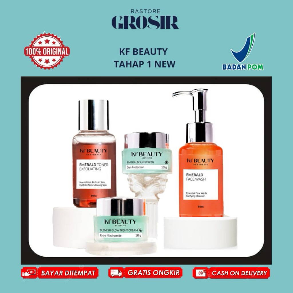 [ HANYA DI LIVE ] KF THAP 1 FORMULA NEW- Kf Skin - Kf Beauty Skincare Mengglowingkan
