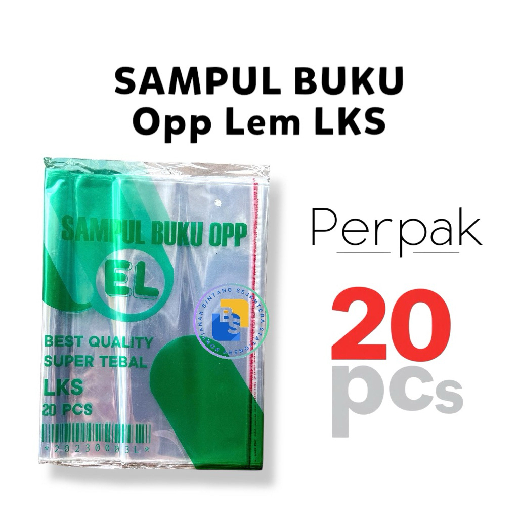 

20 Lembar- Sampul Buku OPP Lem LKS
