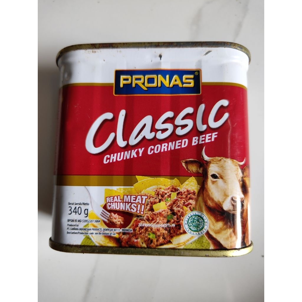 

Pronas Classic 340gr kondisi rijek kemasan exp 08/06/26