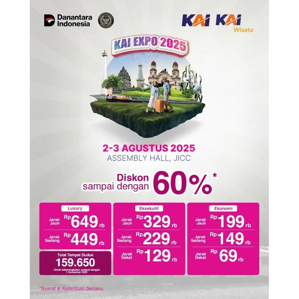 JASA TITIP BARANG(TIKET KAI EXPO 2025)