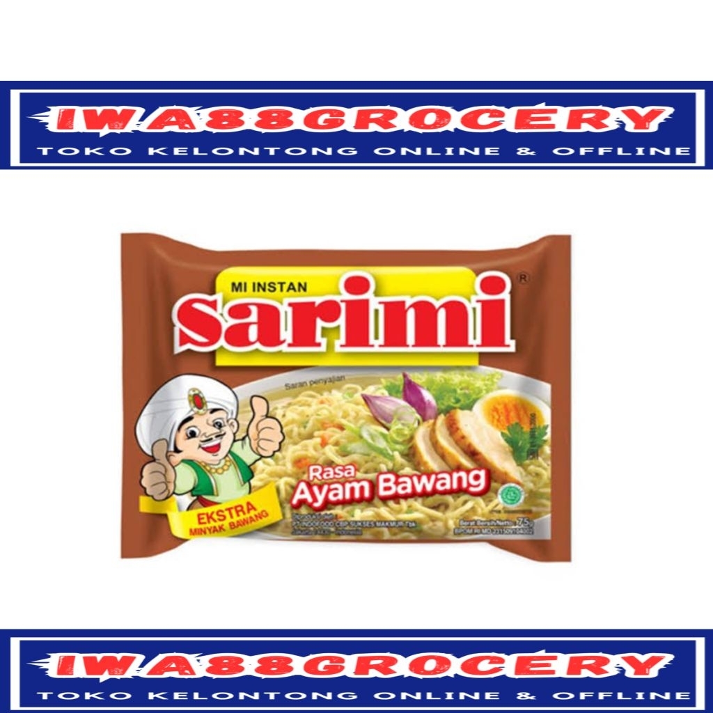 

sarimi mie instan ayam bawang 75gr